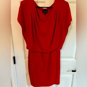 Cute red dress size 6 worn one time to a wedding